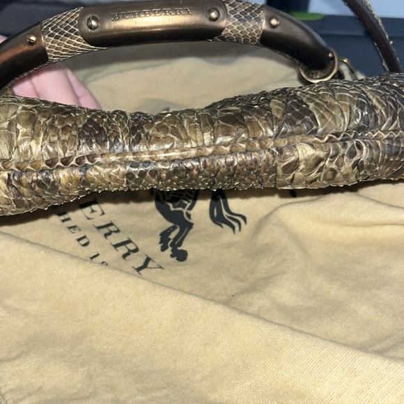 Burberry vintage python shoulder bag - Picture 8 of 9